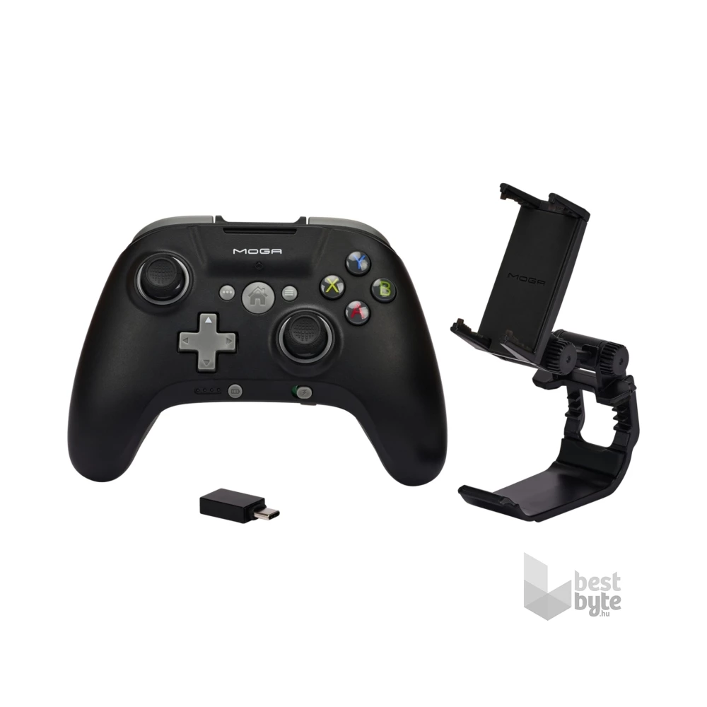 PowerA 1509754-01 MOGA XP5-i PLUS xCloud/iOS Bluetooth vezeték nélküli fekete kontroller