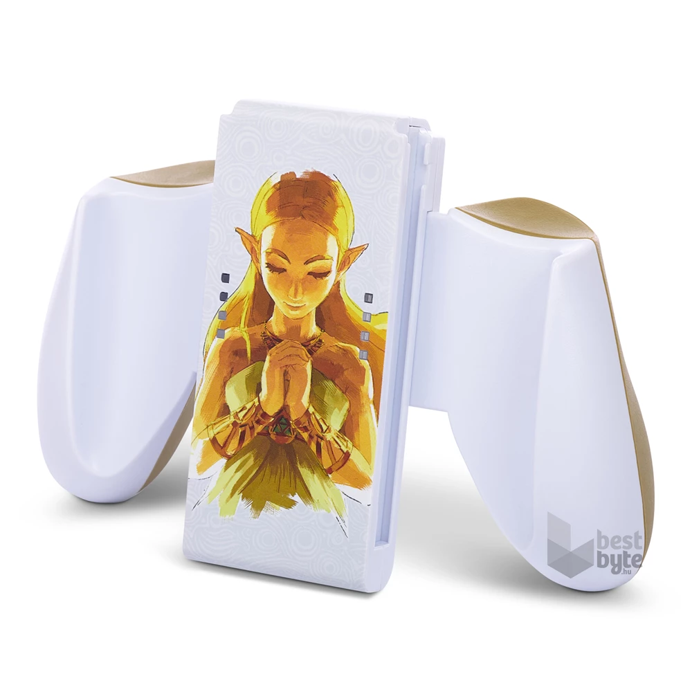 PowerA NSAC0059-01 Comfort Grip Nintendo Switch Joy-Con Princess Zelda fehér kontroller markolat