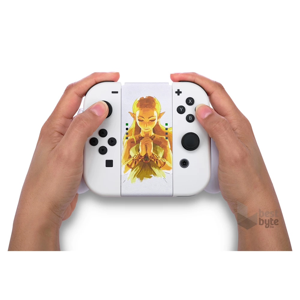 PowerA NSAC0059-01 Comfort Grip Nintendo Switch Joy-Con Princess Zelda fehér kontroller markolat