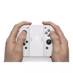PowerA NSAC0293-01 Comfort Grip Nintendo Switch Joy-Con fehér kontroller markolat