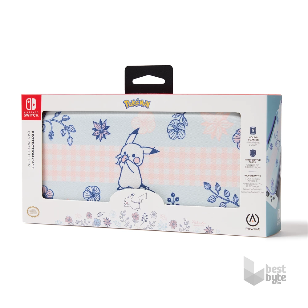 PowerA NSCS0256-01 Nintendo Switch? Pikachu Garden védőtok