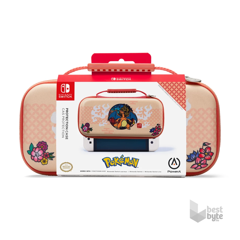 PowerA NSCS0303-01 Nintendo Switch Charizard Blossom védőtok