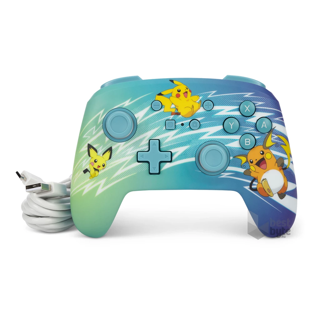 PowerA NSGP0221-01 Enhanced Nintendo Switch vezetékes Pikachu Evolution kontroller