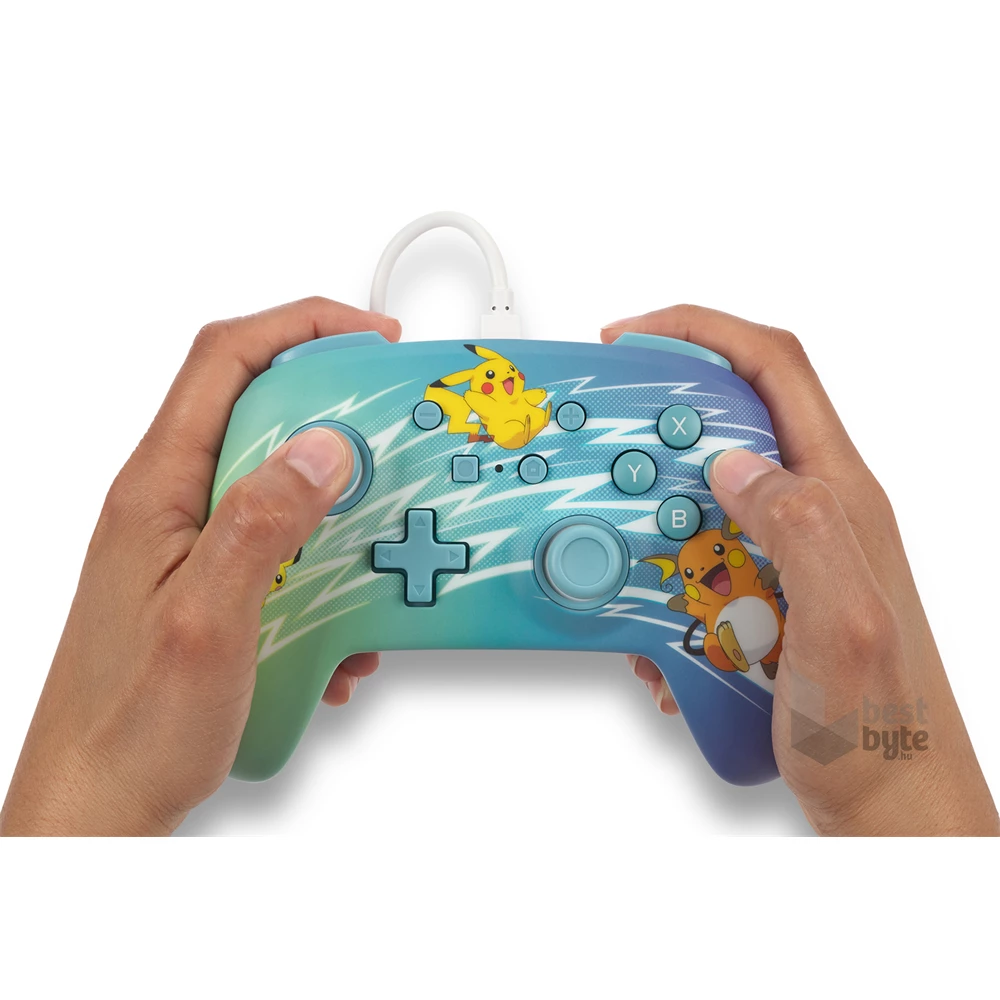 PowerA NSGP0221-01 Enhanced Nintendo Switch vezetékes Pikachu Evolution kontroller