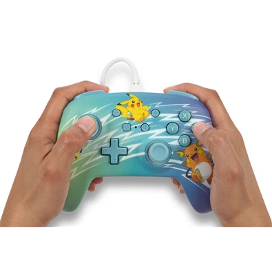 PowerA NSGP0221-01 Enhanced Nintendo Switch vezetékes Pikachu Evolution kontroller