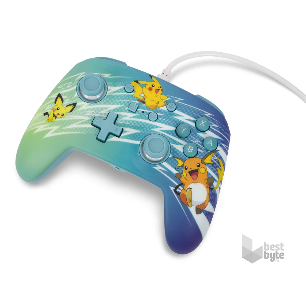 PowerA NSGP0221-01 Enhanced Nintendo Switch vezetékes Pikachu Evolution kontroller
