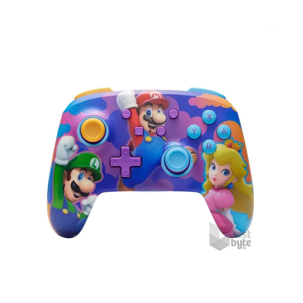 PowerA NSGP0287-01 Enhanced Nintendo Switch vezeték nélküli Color Splash Heroes kontroller