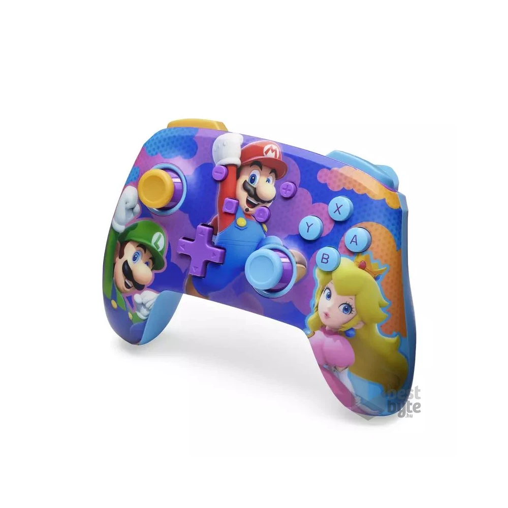 PowerA NSGP0287-01 Enhanced Nintendo Switch vezeték nélküli Color Splash Heroes kontroller