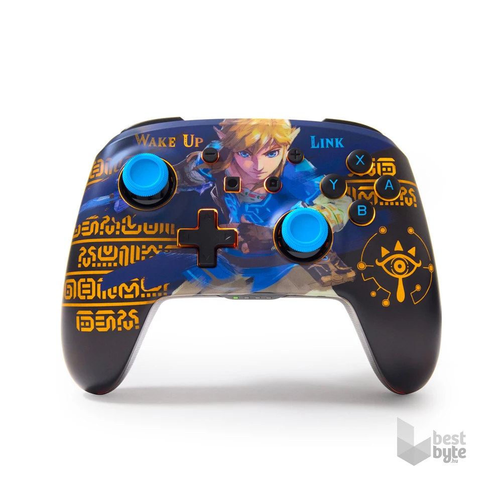 PowerA NSGP0363-01 Enhanced Nintendo Switch vezeték nélküli Lumectra Etched Wake Up Link kontroller