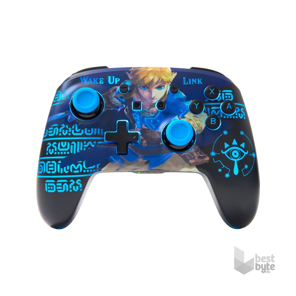 PowerA NSGP0363-01 Enhanced Nintendo Switch vezeték nélküli Lumectra Etched Wake Up Link kontroller