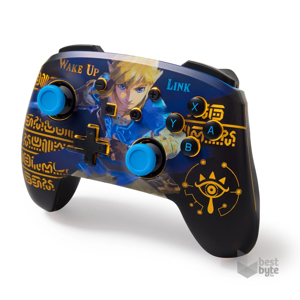 PowerA NSGP0363-01 Enhanced Nintendo Switch vezeték nélküli Lumectra Etched Wake Up Link kontroller
