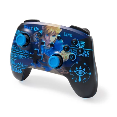 PowerA NSGP0363-01 Enhanced Nintendo Switch vezeték nélküli Lumectra Etched Wake Up Link kontroller