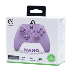 PowerA XBGP0025-01 Nano EnWired Xbox Series X|S/Xbox One/PC vezetékes lila kontroller