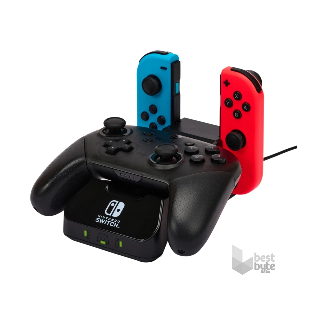 PowerA 1525991-01 Nintendo Switch/Lite/OLED Charging Base fekete kontroller töltőállomás