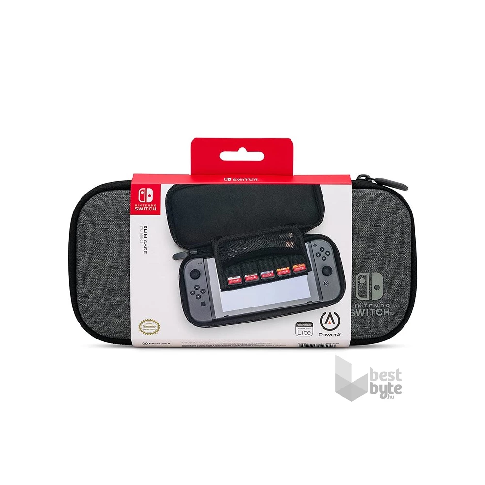 PowerA 1522651-01 Nintendo Switch/Lite grafit vékony védőtok