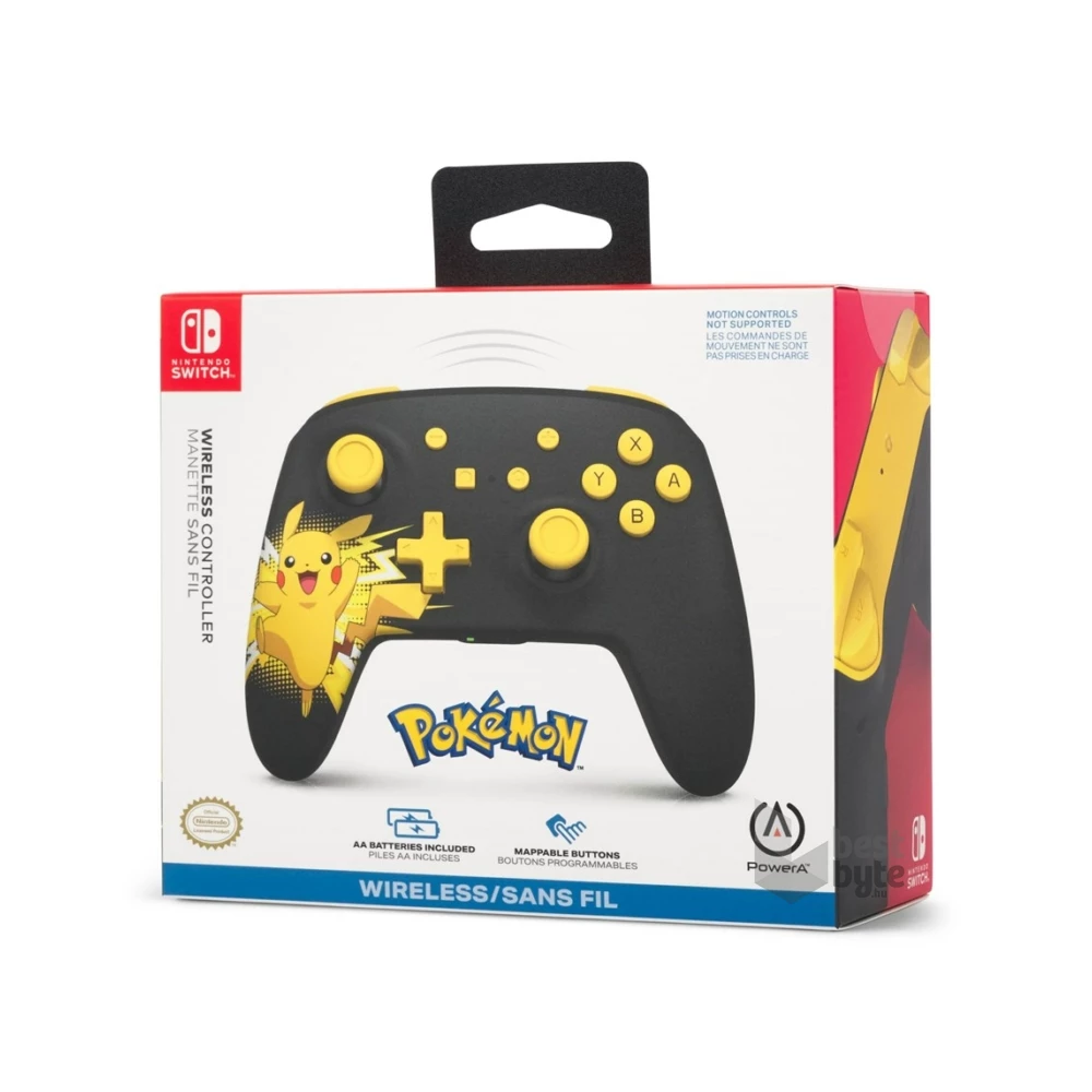 PowerA NSGP0016-01 Nintendo Switch vezeték nélküli Pikachu Ecstatic kontroller