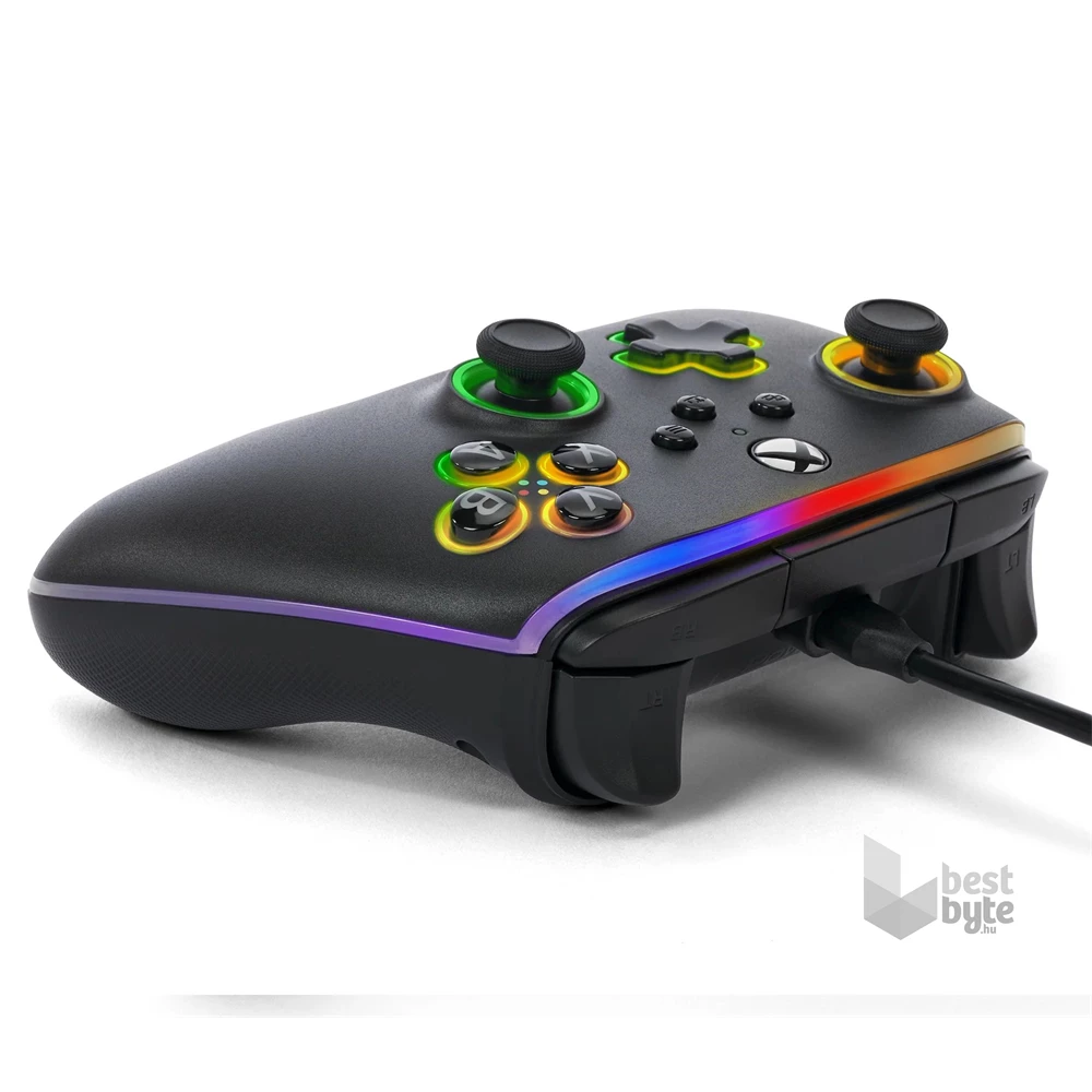 PowerA XBGP0140-01 Advantage Xbox Series X|S/Xbox One vezetékes Lumectra LED kontroller