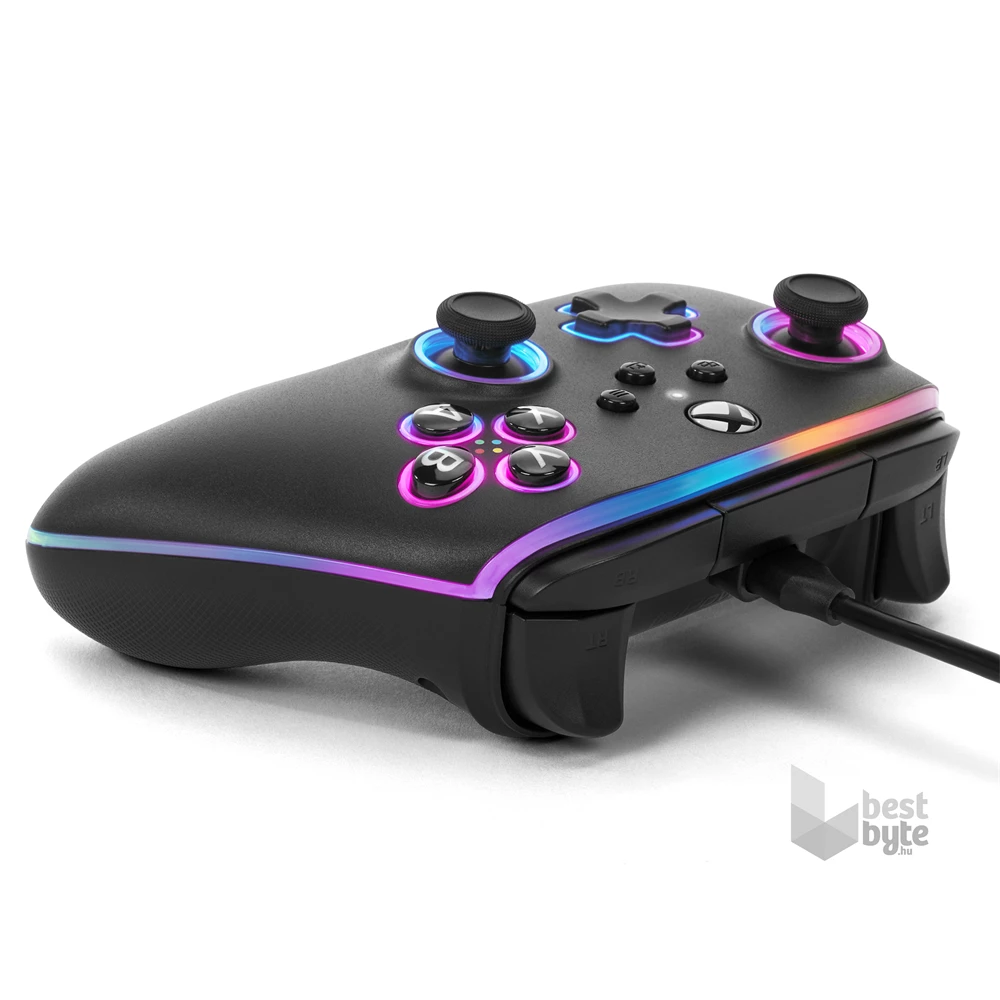 PowerA XBGP0140-01 Advantage Xbox Series X|S/Xbox One vezetékes Lumectra LED kontroller