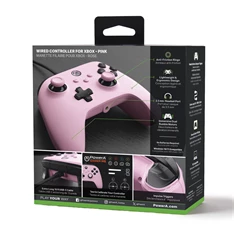 PowerA XBGP0378-01 Xbox Series X|S/Xbox One vezetékes pink kontroller