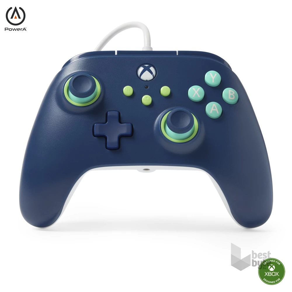 PowerA XBGP0380-01 Xbox Series X|S/Xbox One vezetékes tengerkék kontroller ( A )