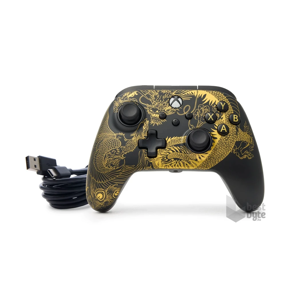 PowerA XBGP0430-01 Advantage Xbox Series X|S/Xbox One vezetékes Dragon & Phoenix kontroller