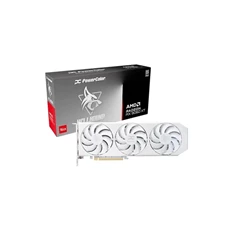 PowerColor RX 9060 XT Hellhound Spectral White AMD 16GB GDDR6 128bit PCIe videókártya PowerColor RX 9060 XT Hellhound Spectral White AMD 16GB GDDR6 128bit PCIe videókártya