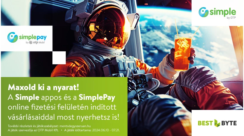 Próbáld ki a szerencséd a Simple appal, és a SimplePay-yel!