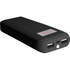 Proda LCD 10000mAh fekete power bank