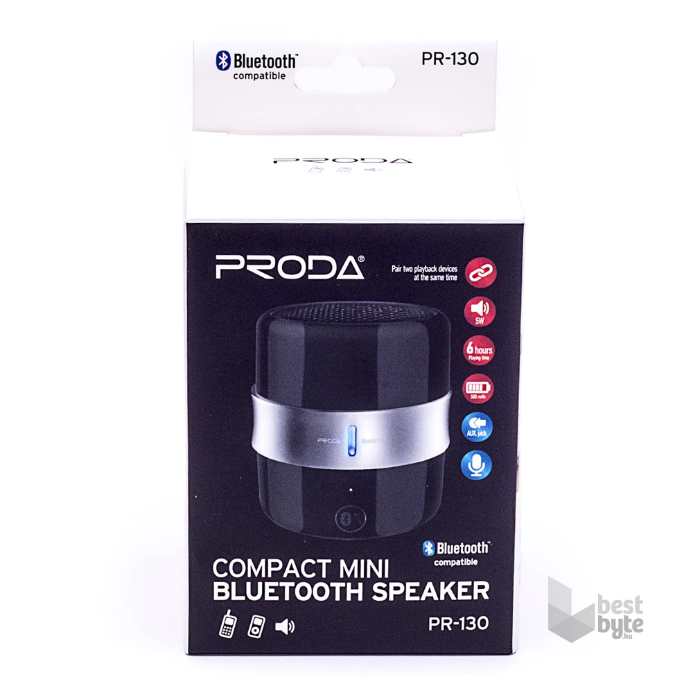 Proda PR-130 Compact Mini Bluetooth hangszóró