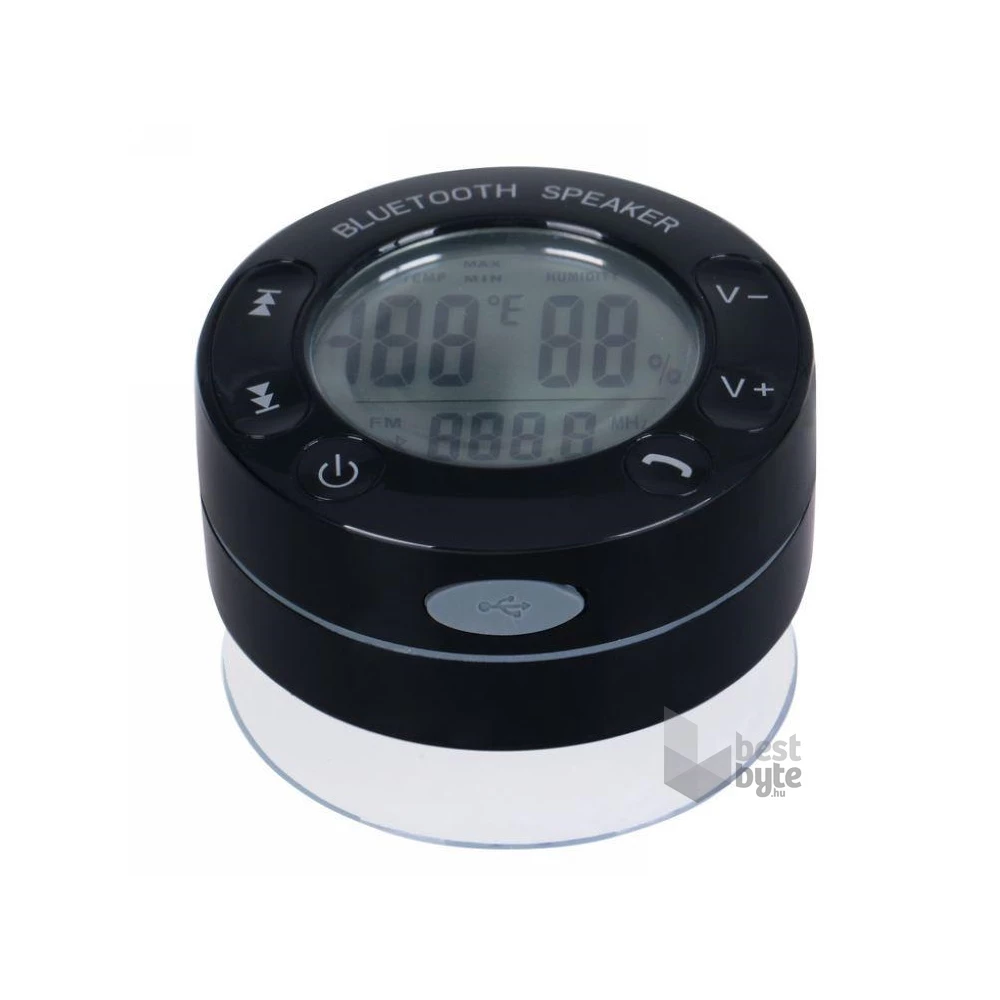 Proda PR-66 cseppálló mini Bluetooth hangszóró LCD kijelzővel