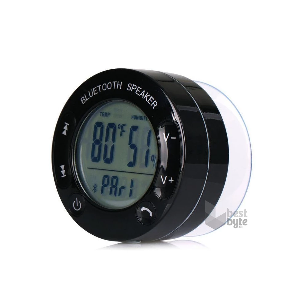 Proda PR-66 cseppálló mini Bluetooth hangszóró LCD kijelzővel