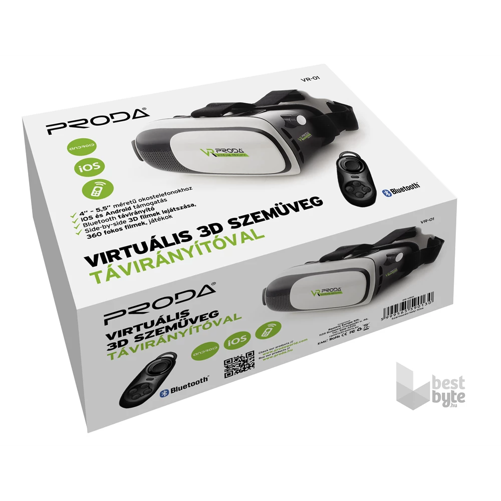 Proda VR-01 3D virtuális szemüveg