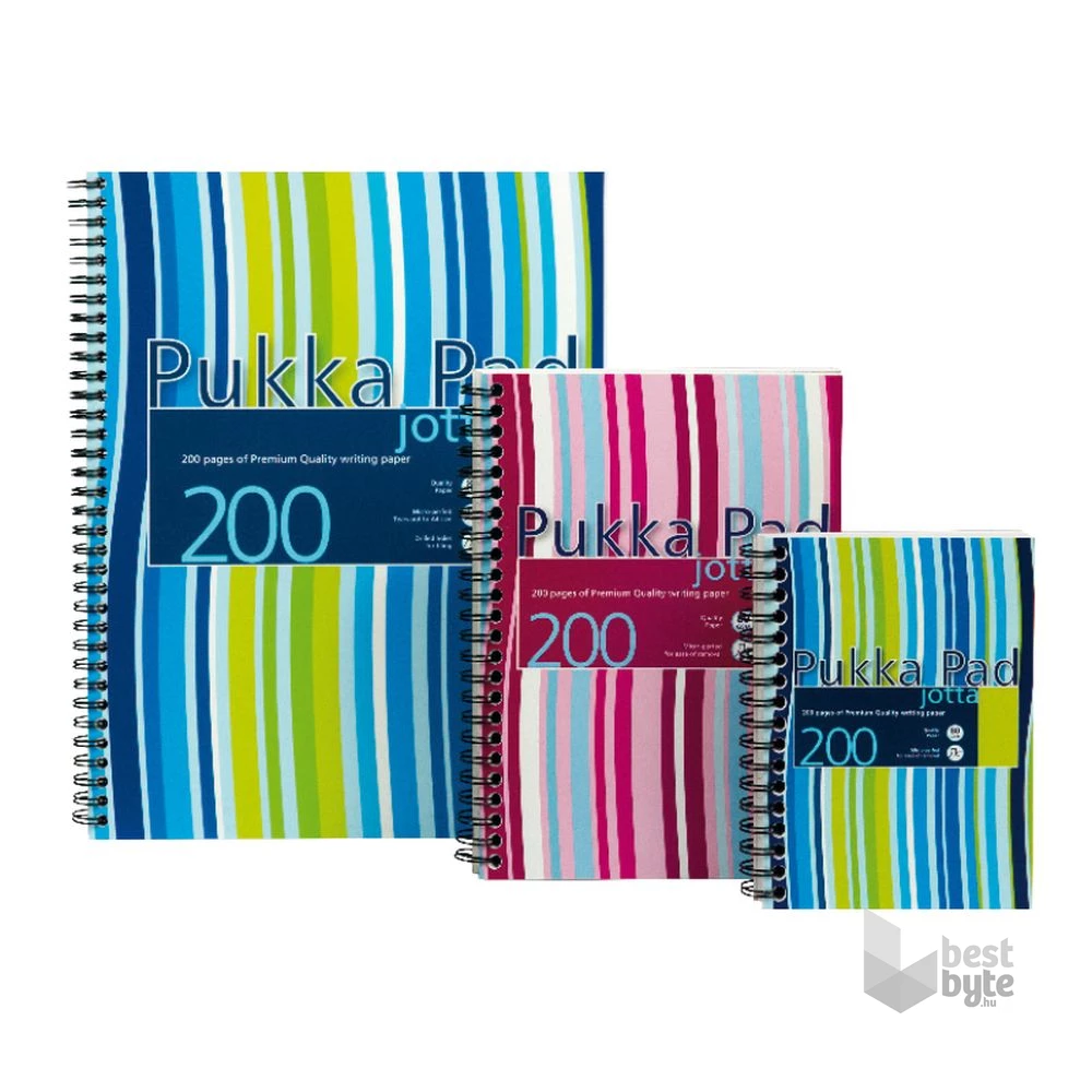 Pukka Pad Jotta  Pad A4 200 oldalas vonalas spirálfüzet