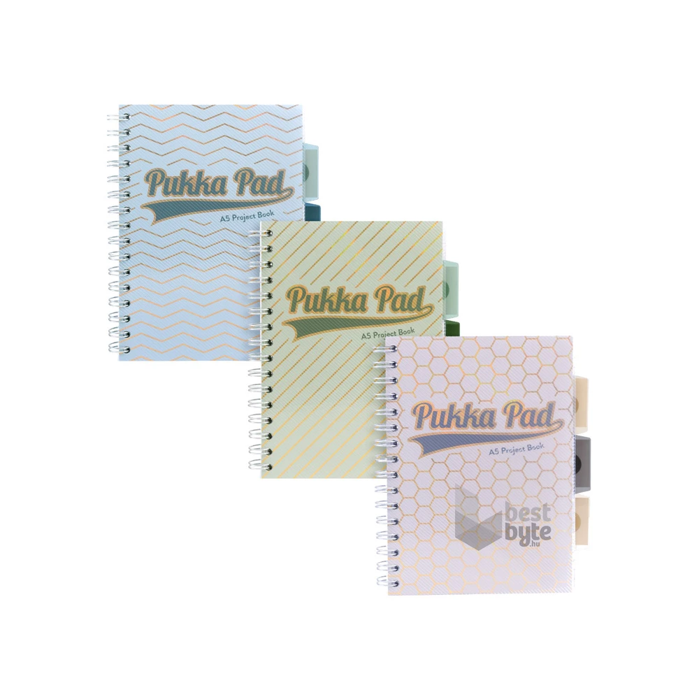 Pukka Pad Project Book Haze A5 PP 200 oldal vonalas spirálfüzet