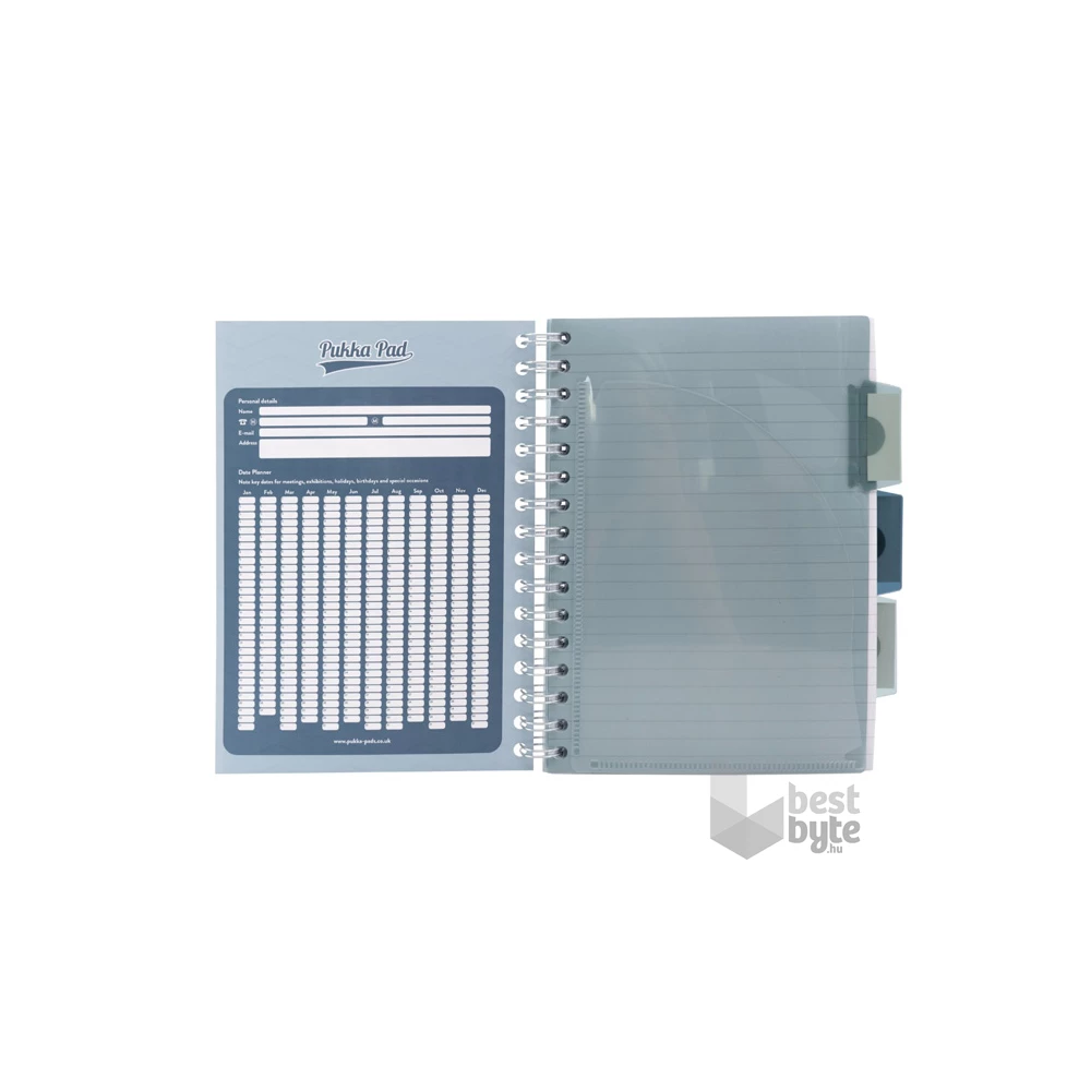 Pukka Pad Project Book Haze A5 PP 200 oldal vonalas spirálfüzet