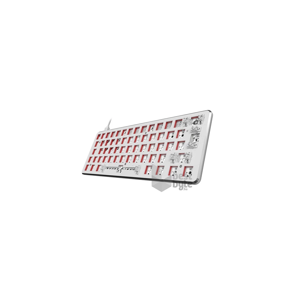 Pulsar PCMK HOTSWAP TKL 60% ISO USB gaming mechanikus billentyűzet barebone fehér