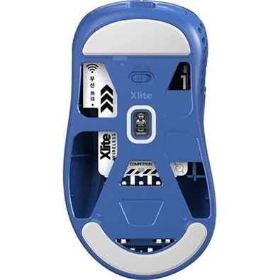 Pulsar Xlite V2 Mini optikai USB / vezeték nélküli gaming egér Limited Edition kék