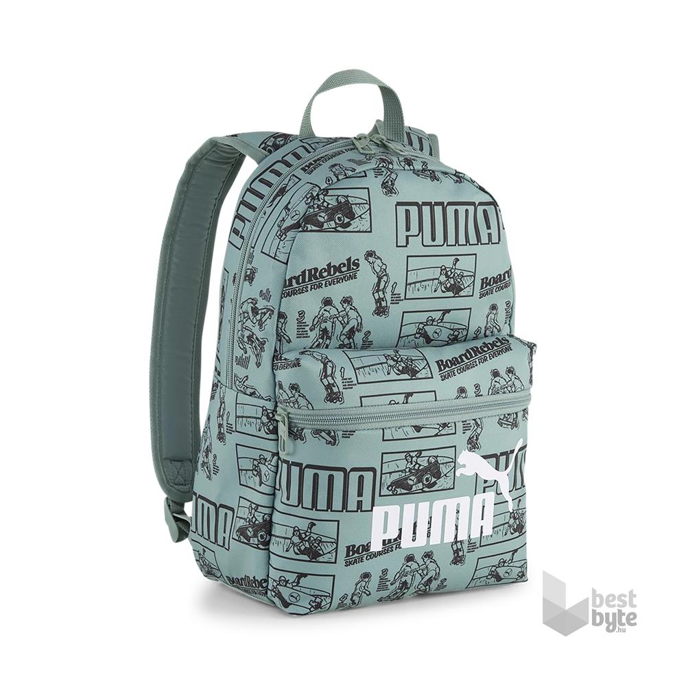 Puma 25 9132401 zöld mintás kicsi hátizsák