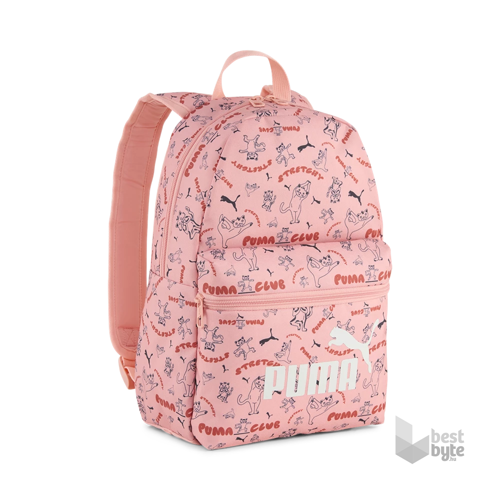 Puma 25 9132402 rózsaszín mintás kicsi hátizsák