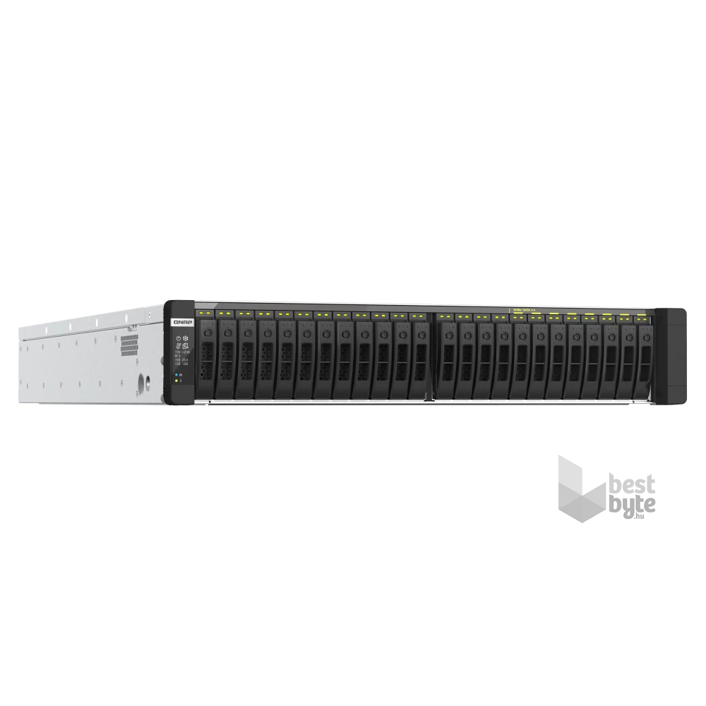 QNAP TDS-h2489FU-4309Y-64G 24xSSD 2U rackbe szerelhető ZFS NAS