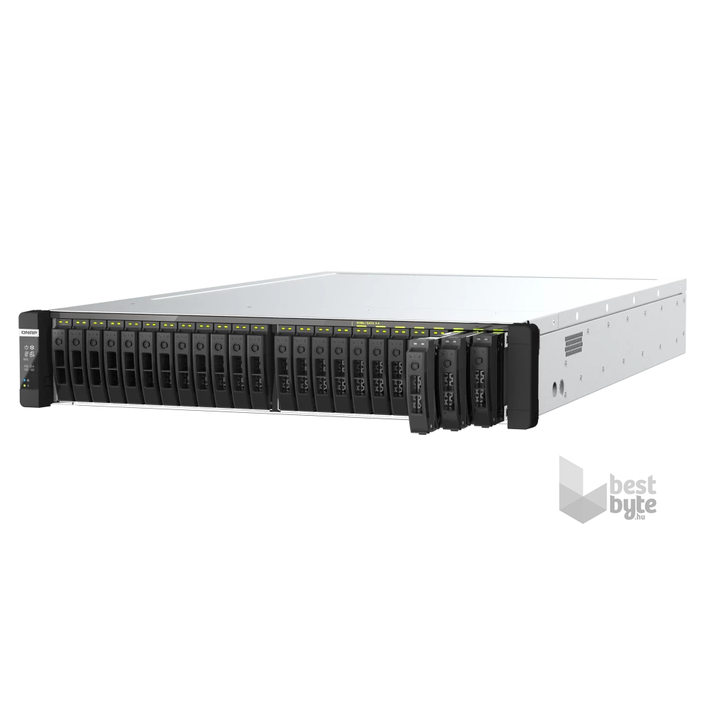 QNAP TDS-h2489FU-4309Y-64G 24xSSD 2U rackbe szerelhető ZFS NAS