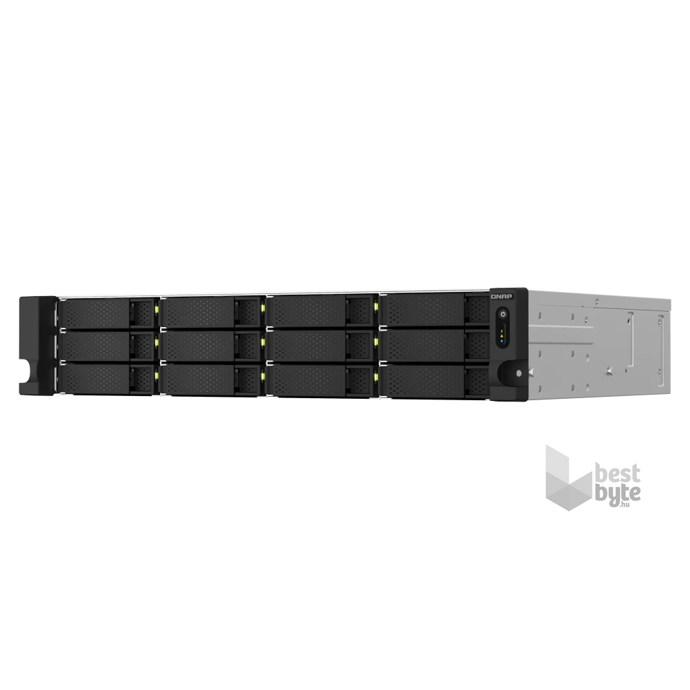 QNAP TS-1264U-RP-8G 12xSSD/HDD 2U rackbe szerelhető NAS