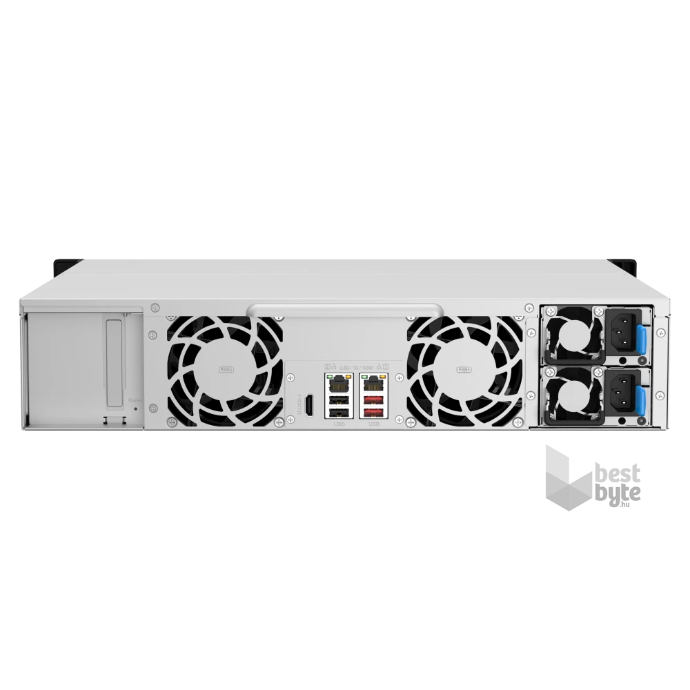 QNAP TS-1264U-RP-8G 12xSSD/HDD 2U rackbe szerelhető NAS