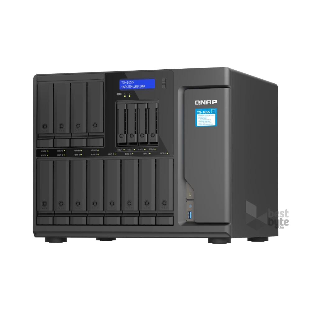QNAP TS-1655-8G 12xSSD/HDD + 4xSSD NAS
