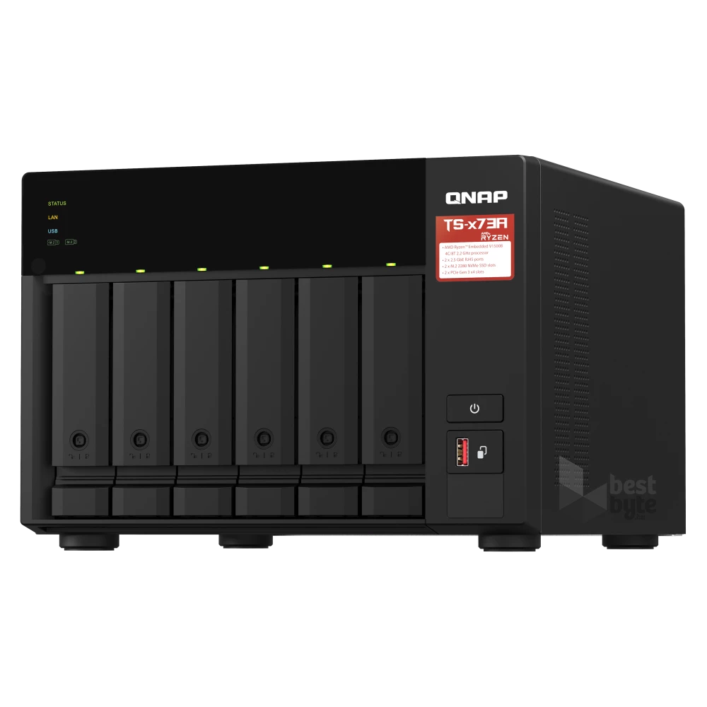 QNAP TS-673A-8G 6xSSD/HDD NAS