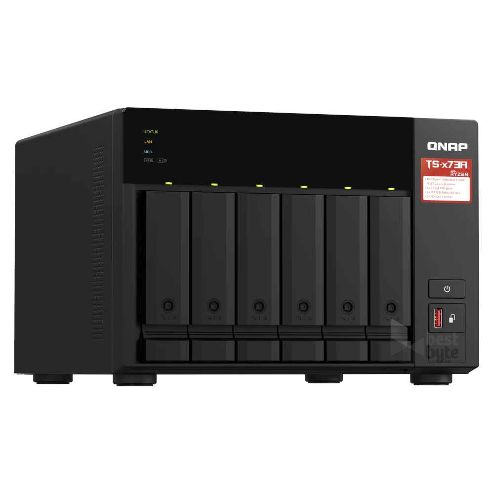 QNAP TS-673A-8G 6xSSD/HDD NAS