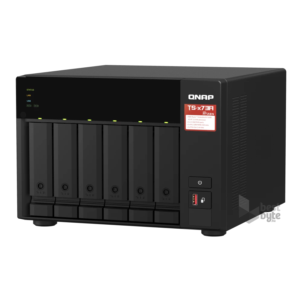 QNAP TS-673A-8G 6xSSD/HDD NAS