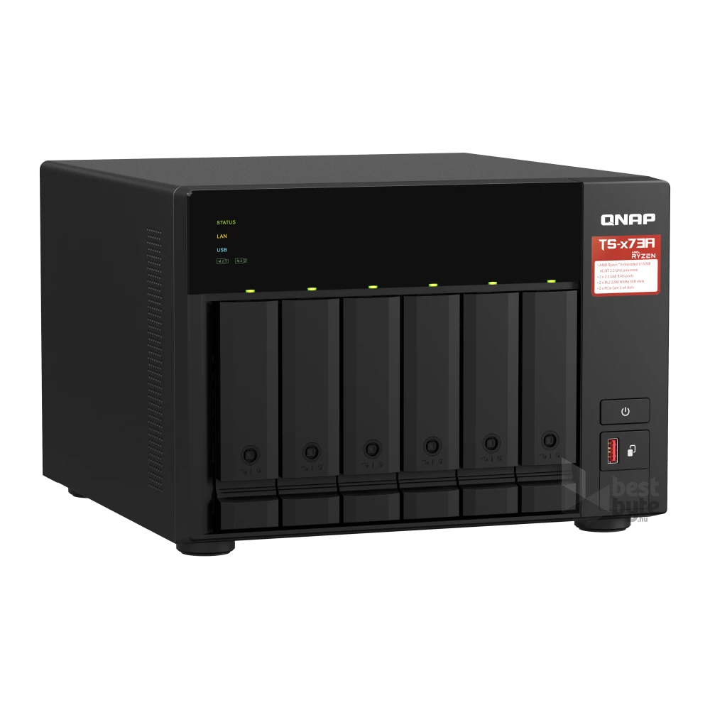 QNAP TS-673A-8G 6xSSD/HDD NAS