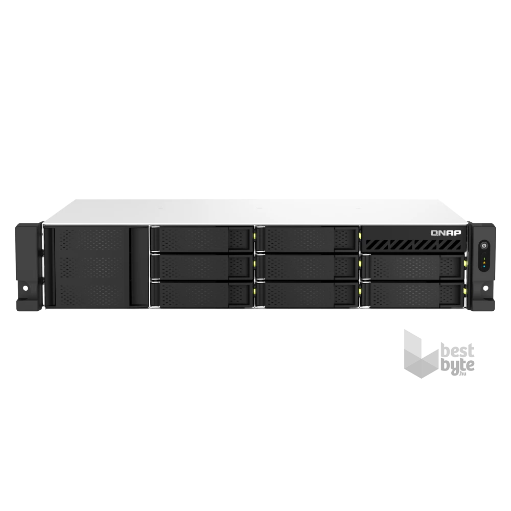 QNAP TS-864EU-RP-8G 8xSSD/HDD 2U rackbe szerelhető NAS