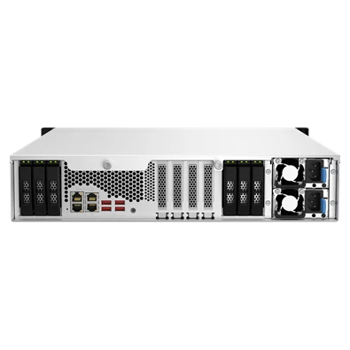 QNAP TS-h1887XU-RP-E2334-16G 18xSSD/HDD 2U rackbe szerelhető hibrid ZFS NAS